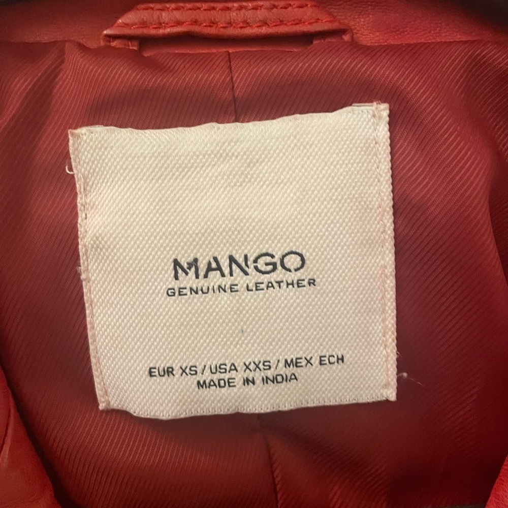 Mango Leather Jacket - image 4